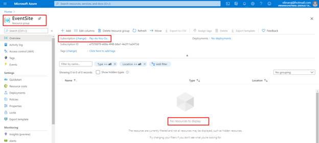 How To Move Azure Resources Between Existing Subscription To New Subscription